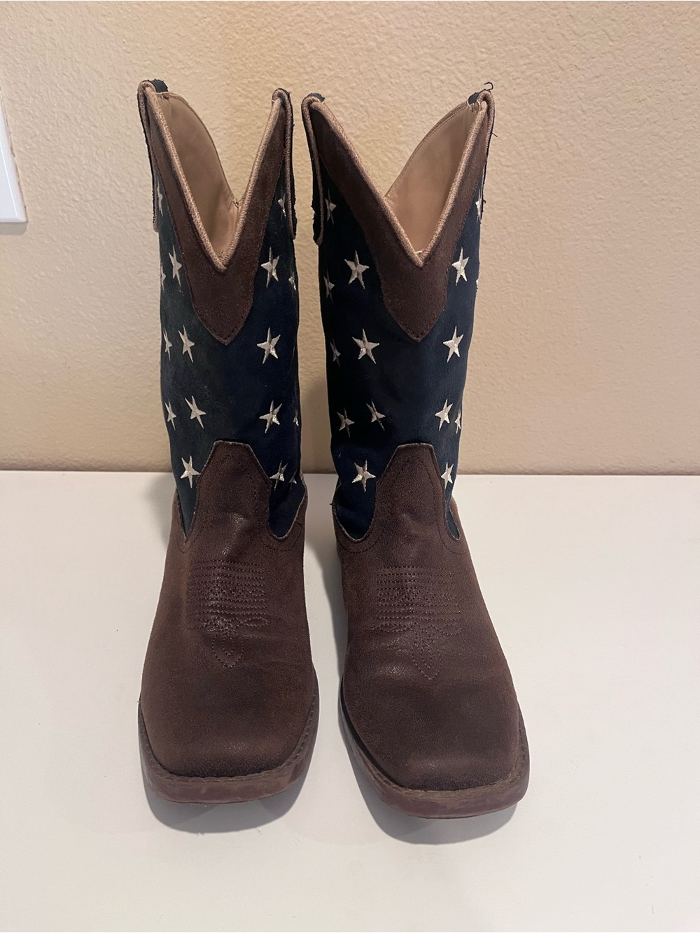 Roper USA Flag American Cowboy Boots